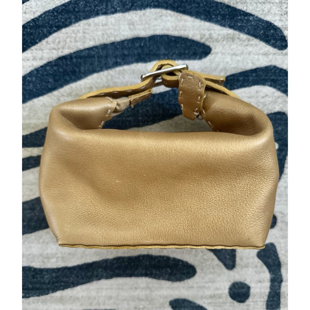 FENDI handbag Leather Beige